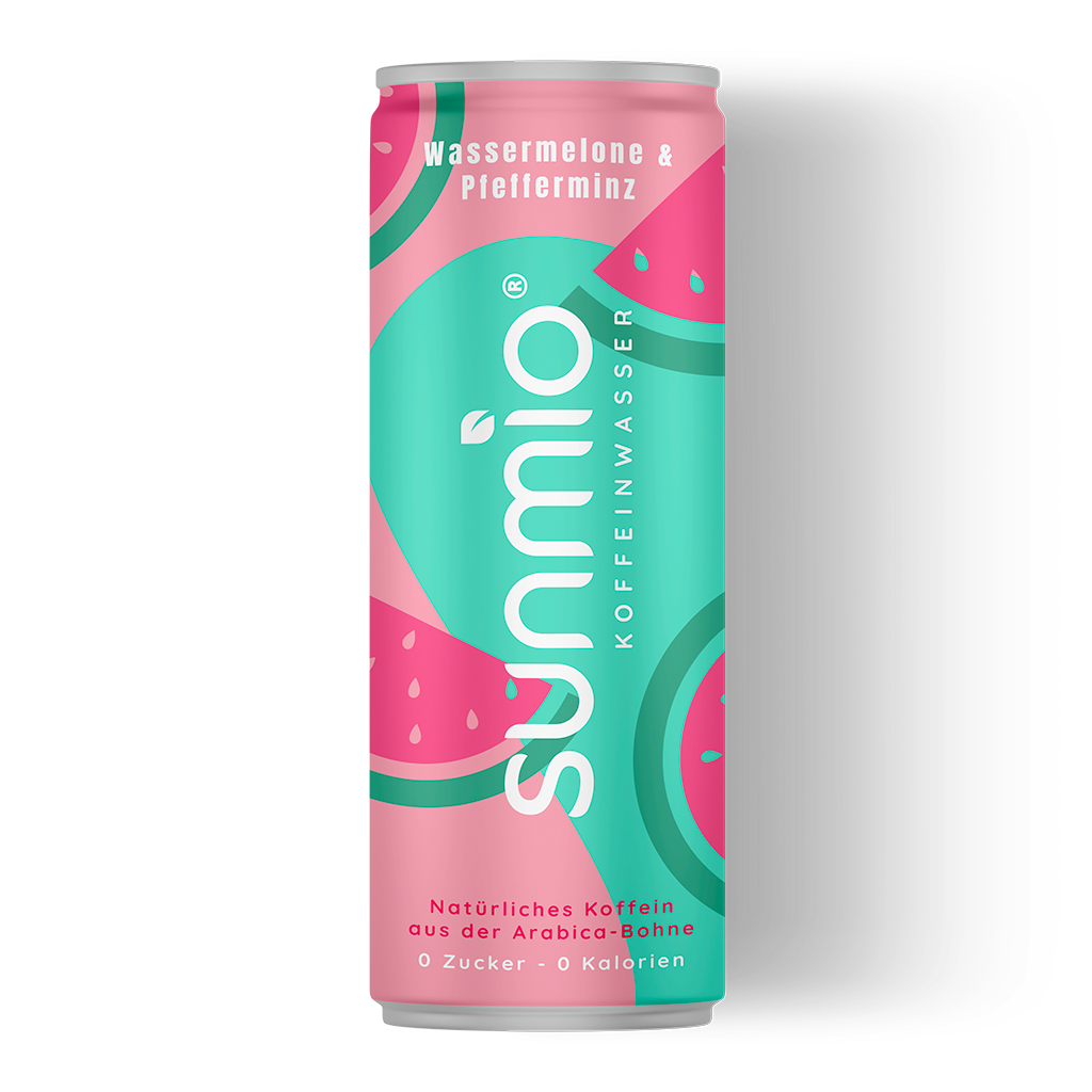 sunmio Koffeinwasser Wassermelone Pfefferminz